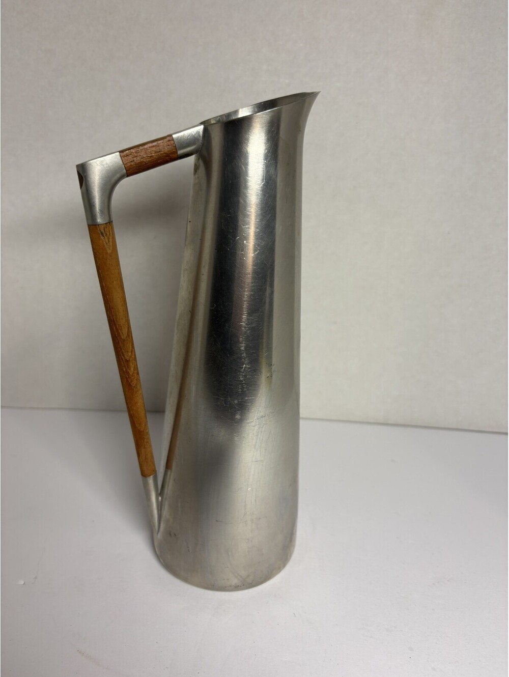 Vintage K.M.D. Tiel Royal Holland Pewter Carafe Pitcher MCM